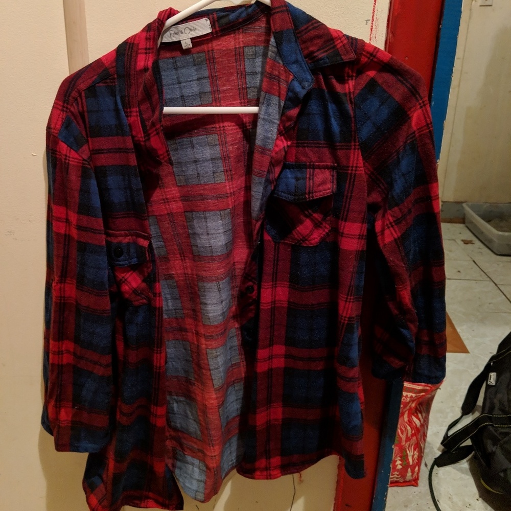 Buttondown plaid shirt